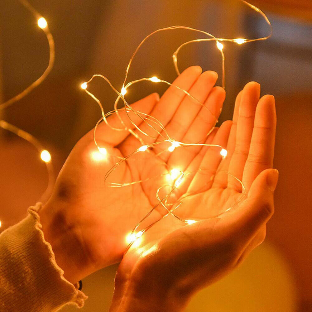 200LED USB Curtain Lamp Christmas Home Decorative Lights Garden Fairy Light @