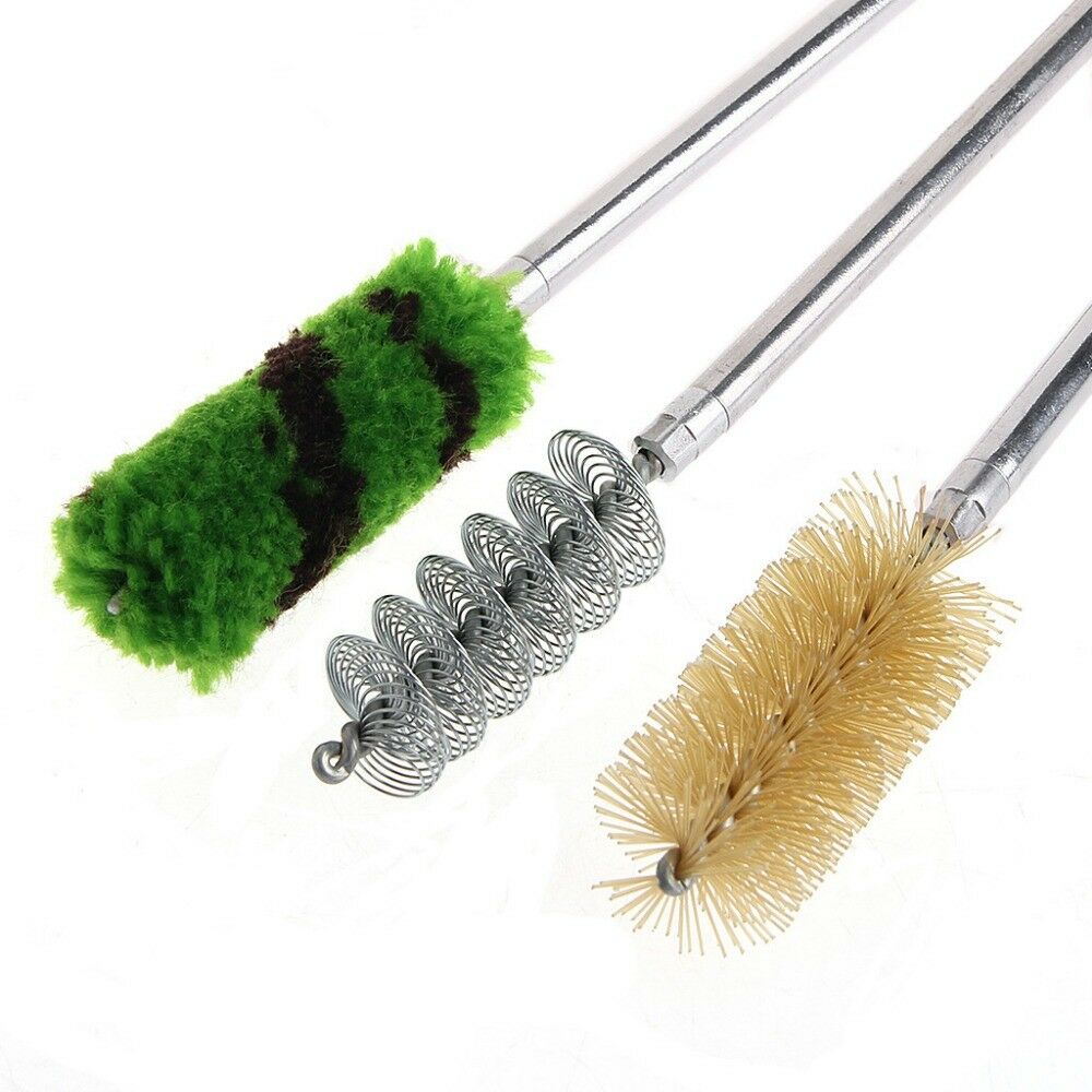 12GA Barrel Cleaner Gun Bore Brush Aluminum Rods Cleaning Kit Hunting