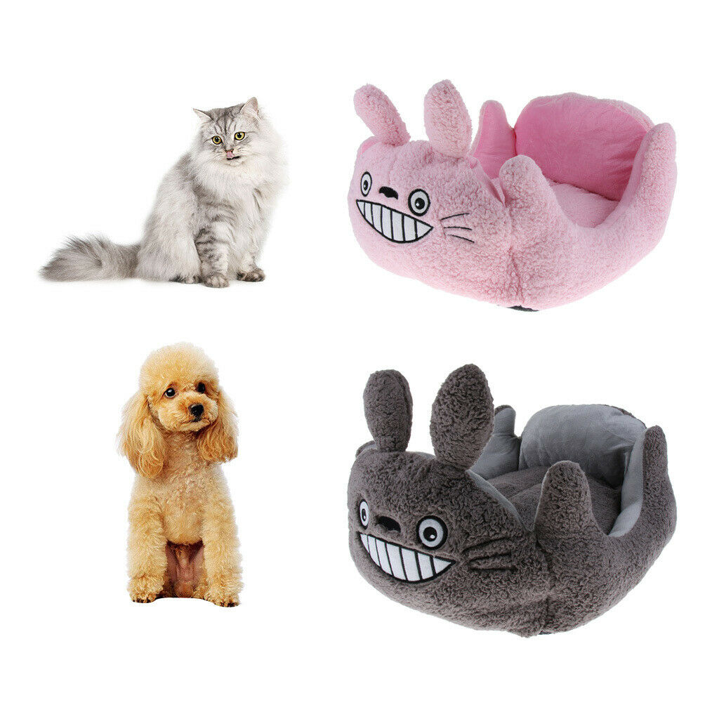 Cartoon Shape Dog Nest Pet Kennel Supplies Super-soft Cat Bed Dog House Pink