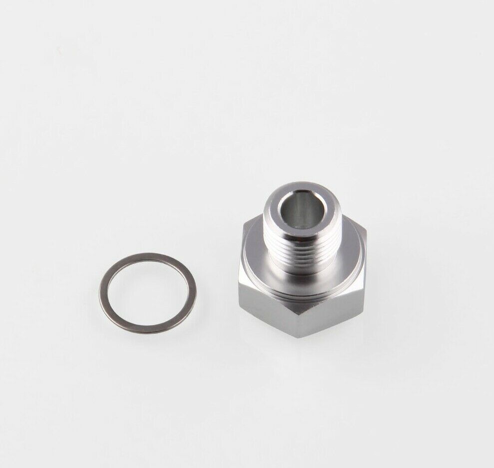 Oil Pressure Adapter Fitting M16x1.5 to 1/8 NPT LS Engine Swap Gauge Sensor Adap