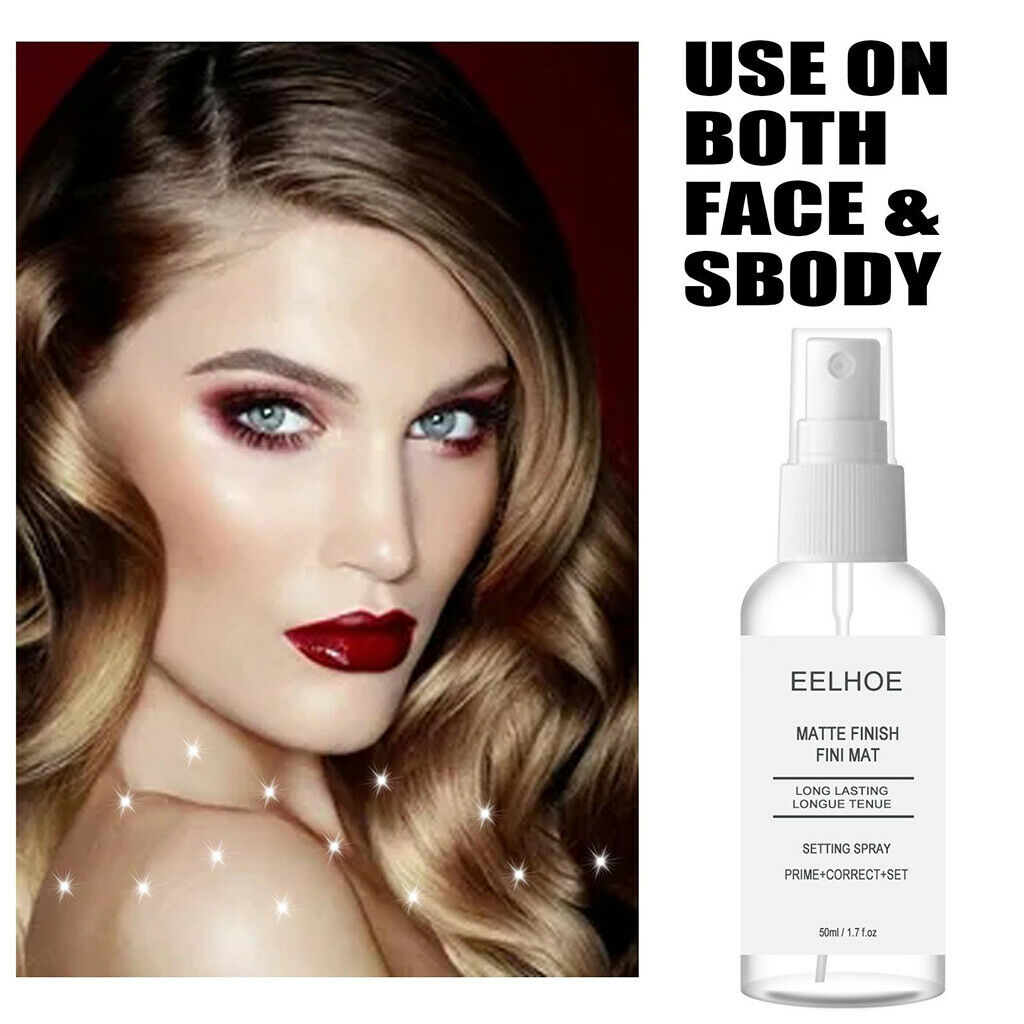 Matte Finish Makeup Setting Spray Long Lasting Face Skin Care for Oily Skin