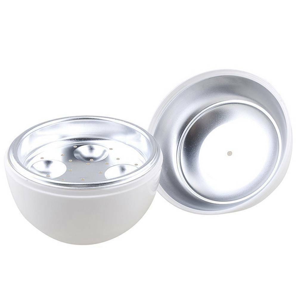 Household 4 Eggs Boiler Cooking Poacher Breakfast Steamer Microwaveable Portable