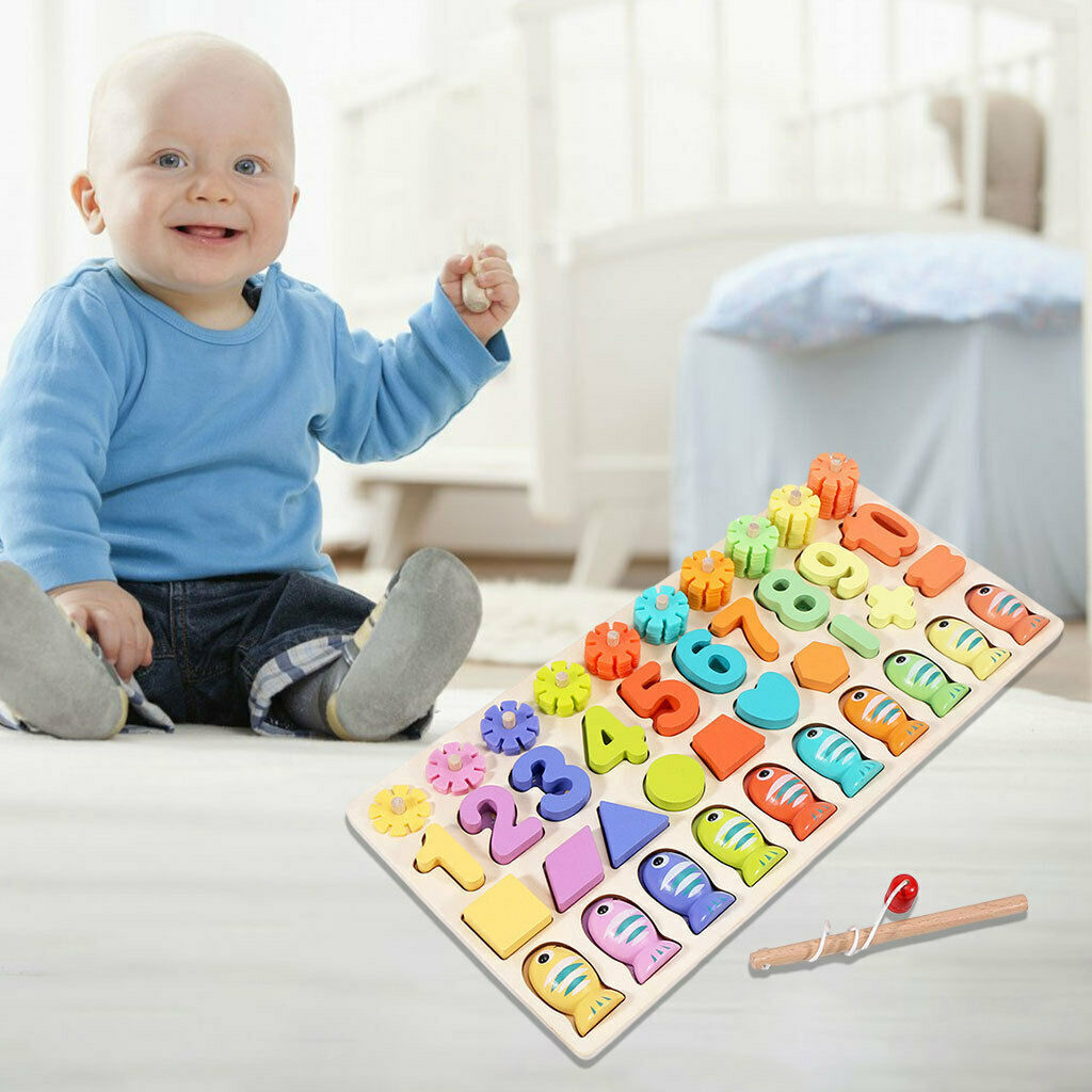 kids Matching Board Toys Shapes 4 in 1 Nesting Baby Gifts Enlightenment