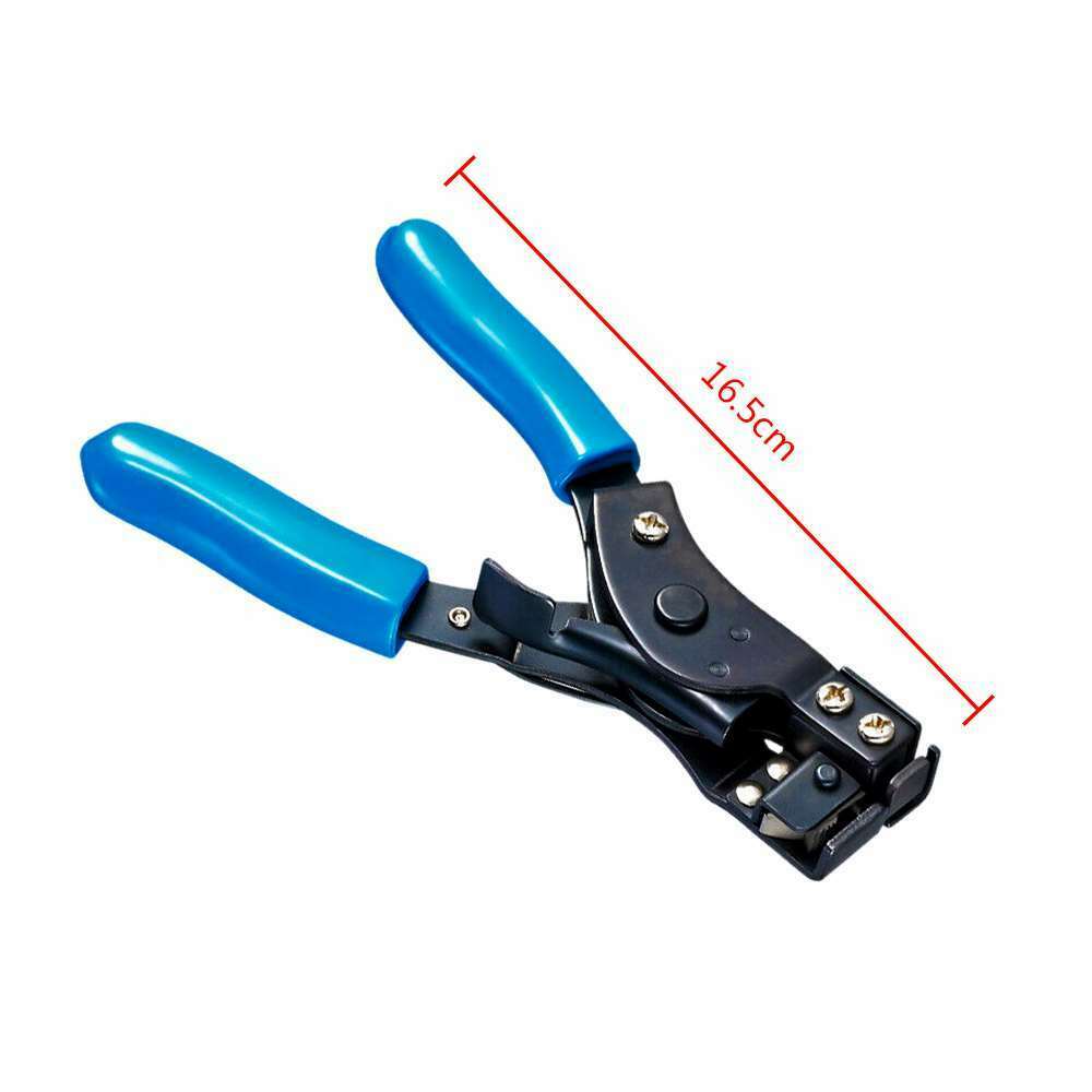 Cable Tie Fasten Gun Pliers Crimper Tensioner Cutter Stainless Steel Tools