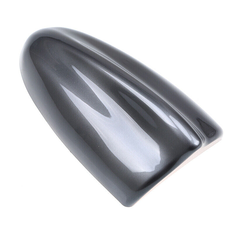 Grey Shark Fin Roof Antenna Aerial FM/AM Radio Signal Decoration Car Trim