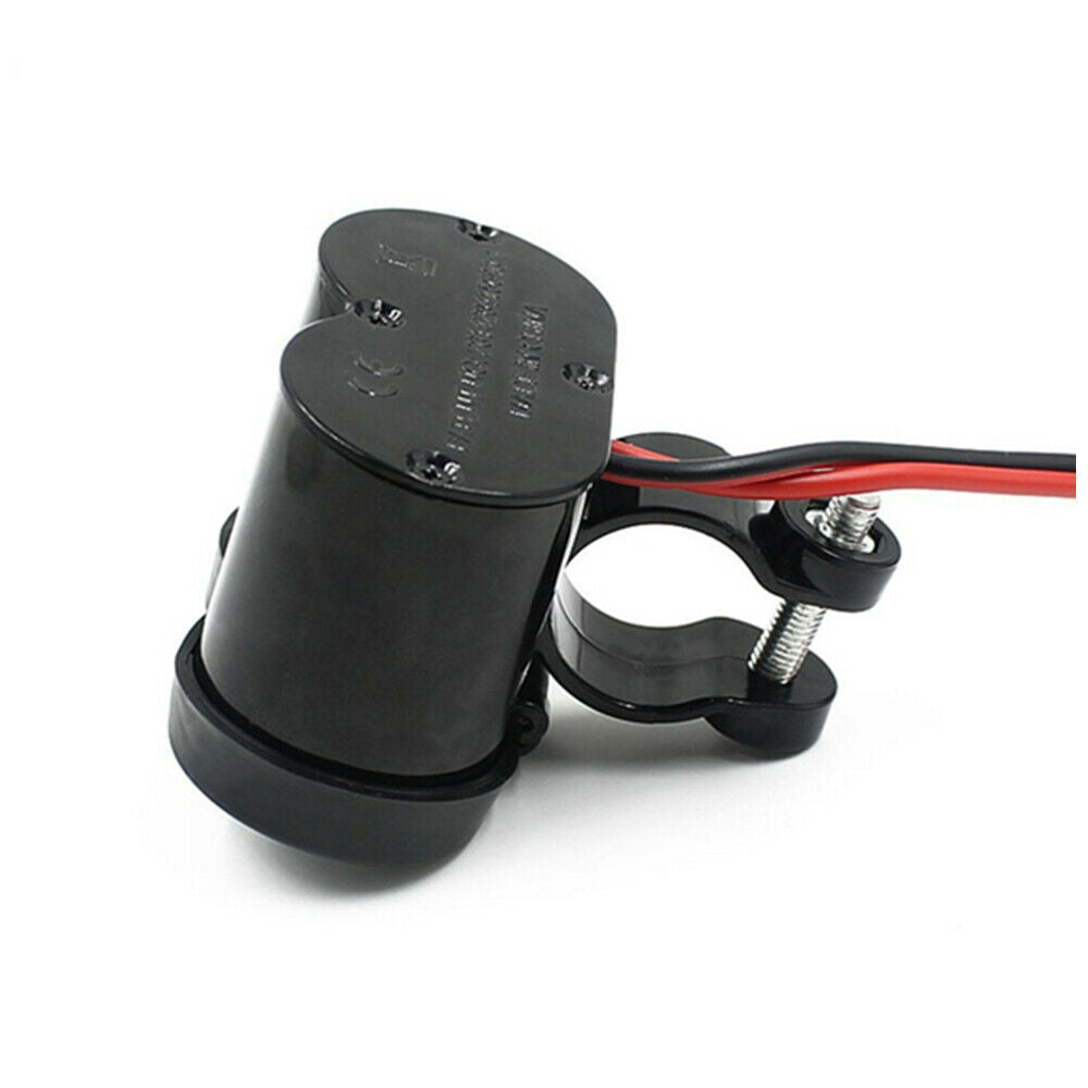 Motorcycle Scooter Handlebar Mounted Cigarette Lighter Power Port Charger
