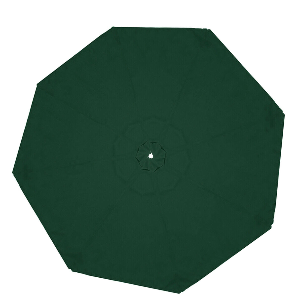 Green Patio Replacement Parasol Canopy Fabric Cover For 8 Ribs Umbrella 2.7m +
