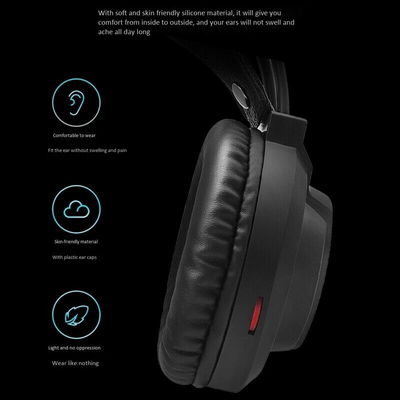for PS4, PC, Xbox One Controller Gaming Headset Surround Sound, Noise ReductioH1