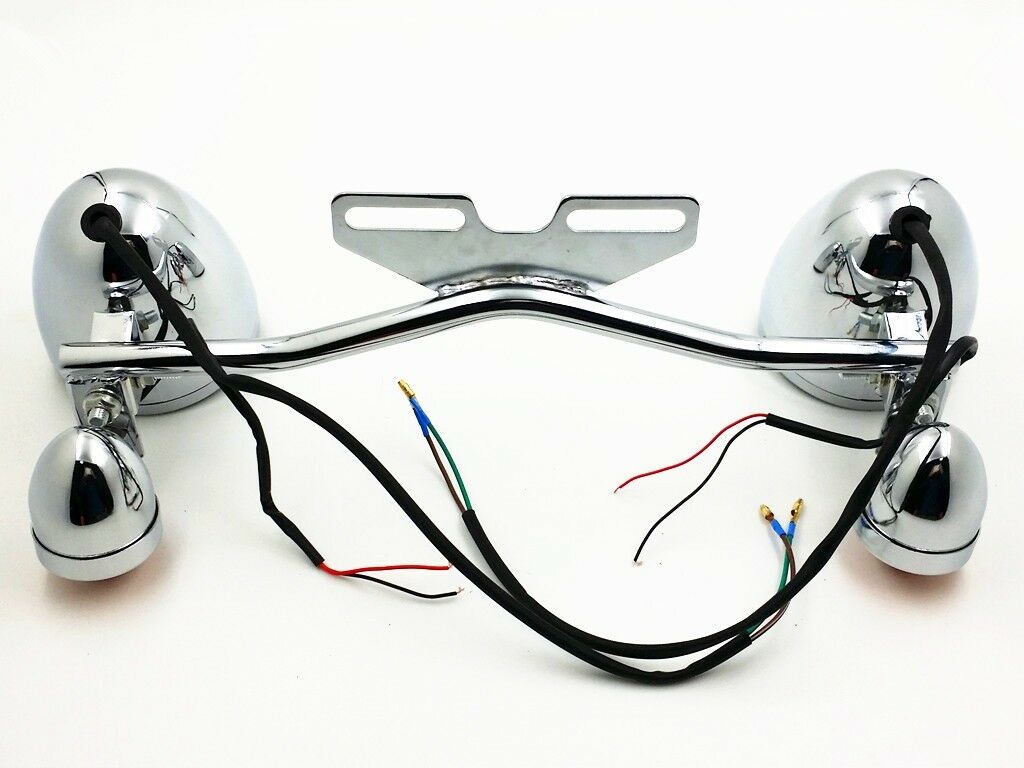 Chrome Turn Signal Spot Fog light Bar For Yamaha V Star Road Star XV Touring
