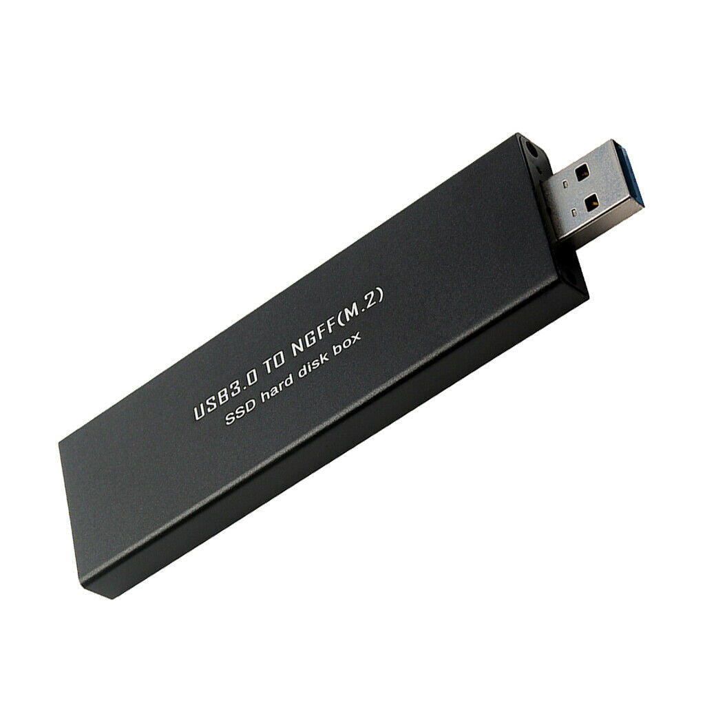 USB3.0 TO M.2 NGFF SSD External Enclosure Storage Case Adapter Aluminium Box
