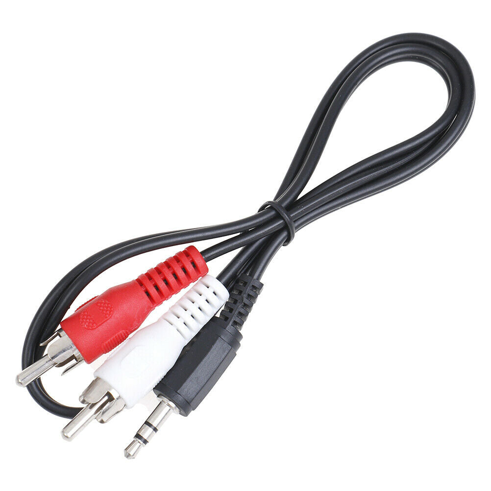 3.5mm jack mini plugto 2 RCA male stereo ohono audio speaker adapter cable.l8