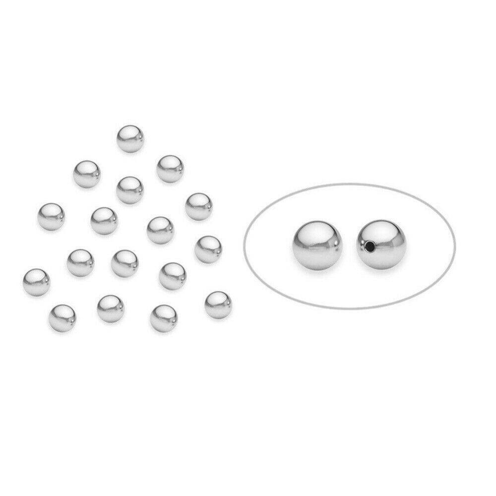 100PCS Round Ball-Beads DIY 1mm Spacer Beads Jewelry Making Finding Wholesale