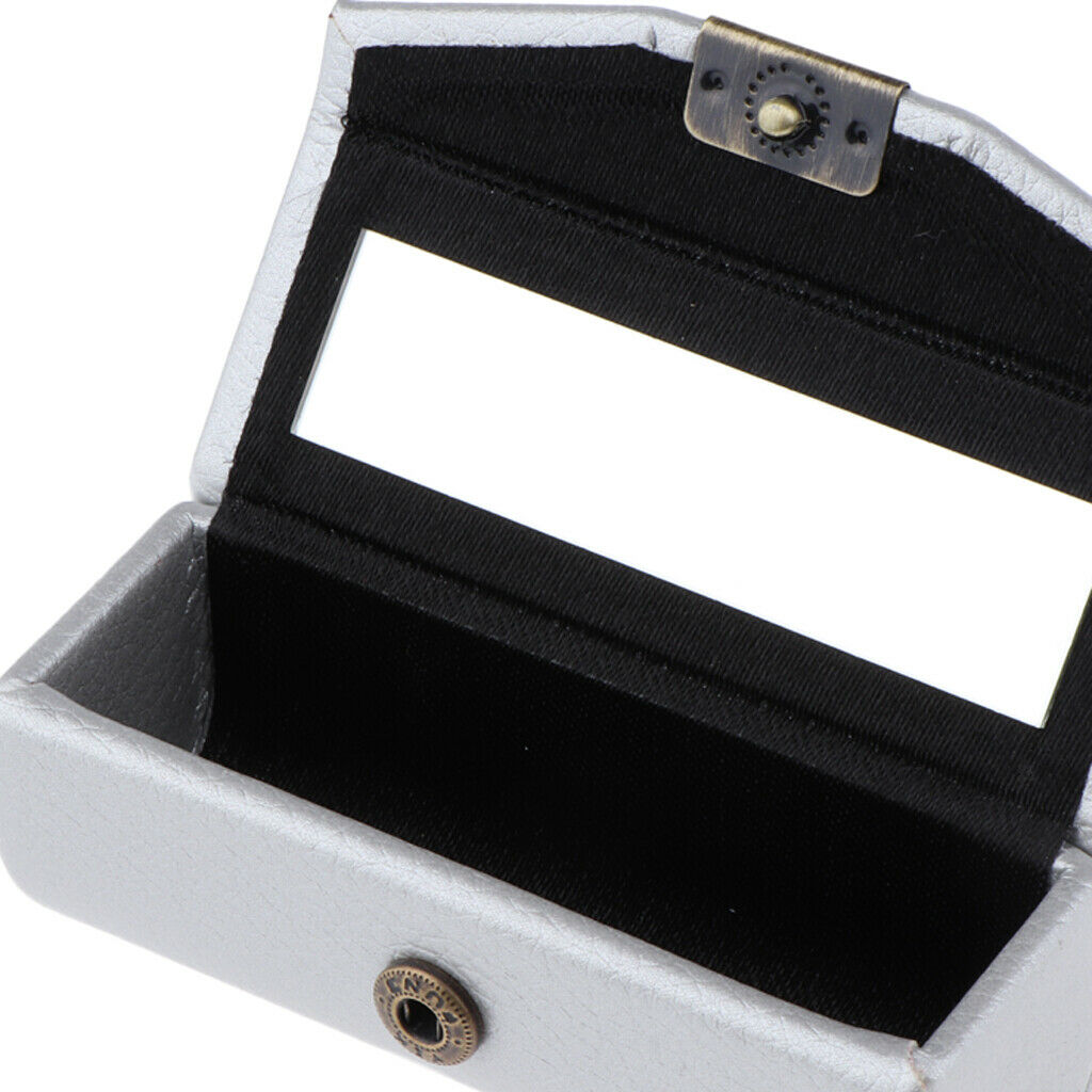 Leather Lipstick Case Gifts Organizer Bag Lipstick Holder Durable Soft Leather