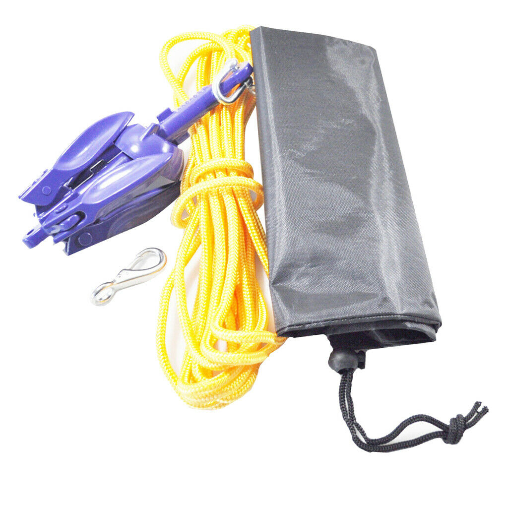 Durable Kayak Anchor, with Marine Rope And Storage Bag for Kayaks