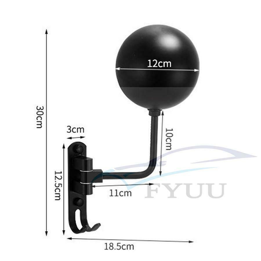 180 Rotating Motorcycle Bike Helmet Holder Hook Jacket Bag Display Rack Key hook