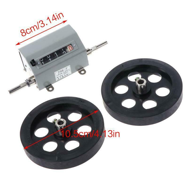 Z96-F Mechanical Length Distance Meter Counter Double Rolling Wheel 0-9999.9m