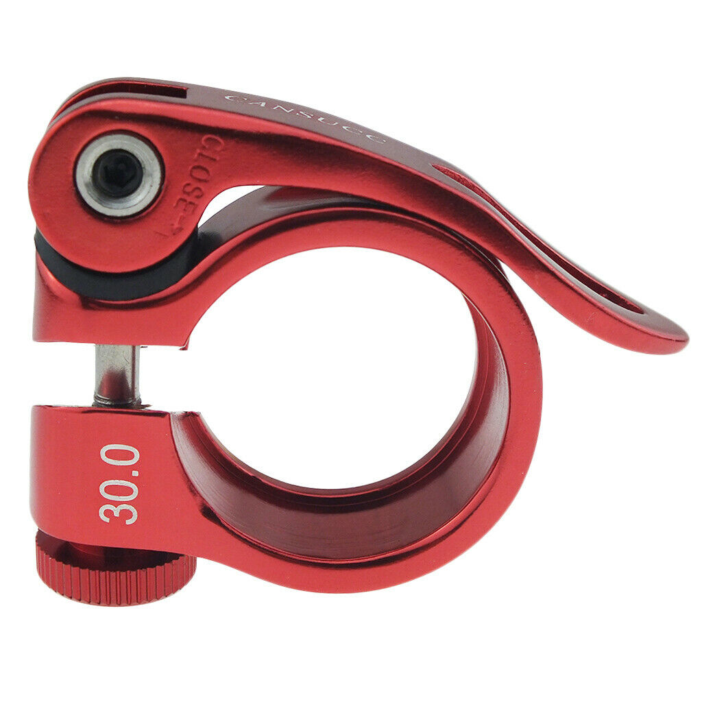 30mm SeatPost Clamp Tube Clip Quick Release Mountain Road Bike Part Red
