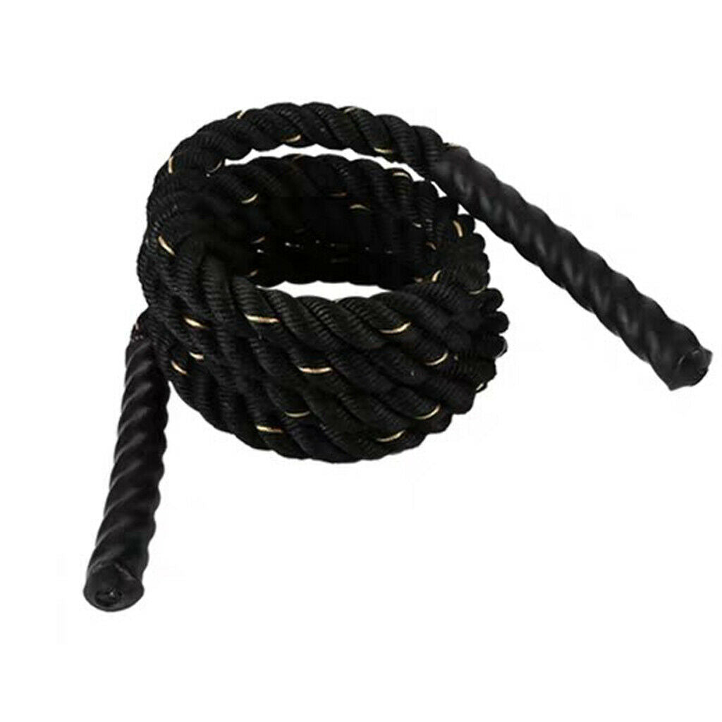Heavy Battle Rope for Men 9ft Weighted Battling Sport Gym Power Training Workout