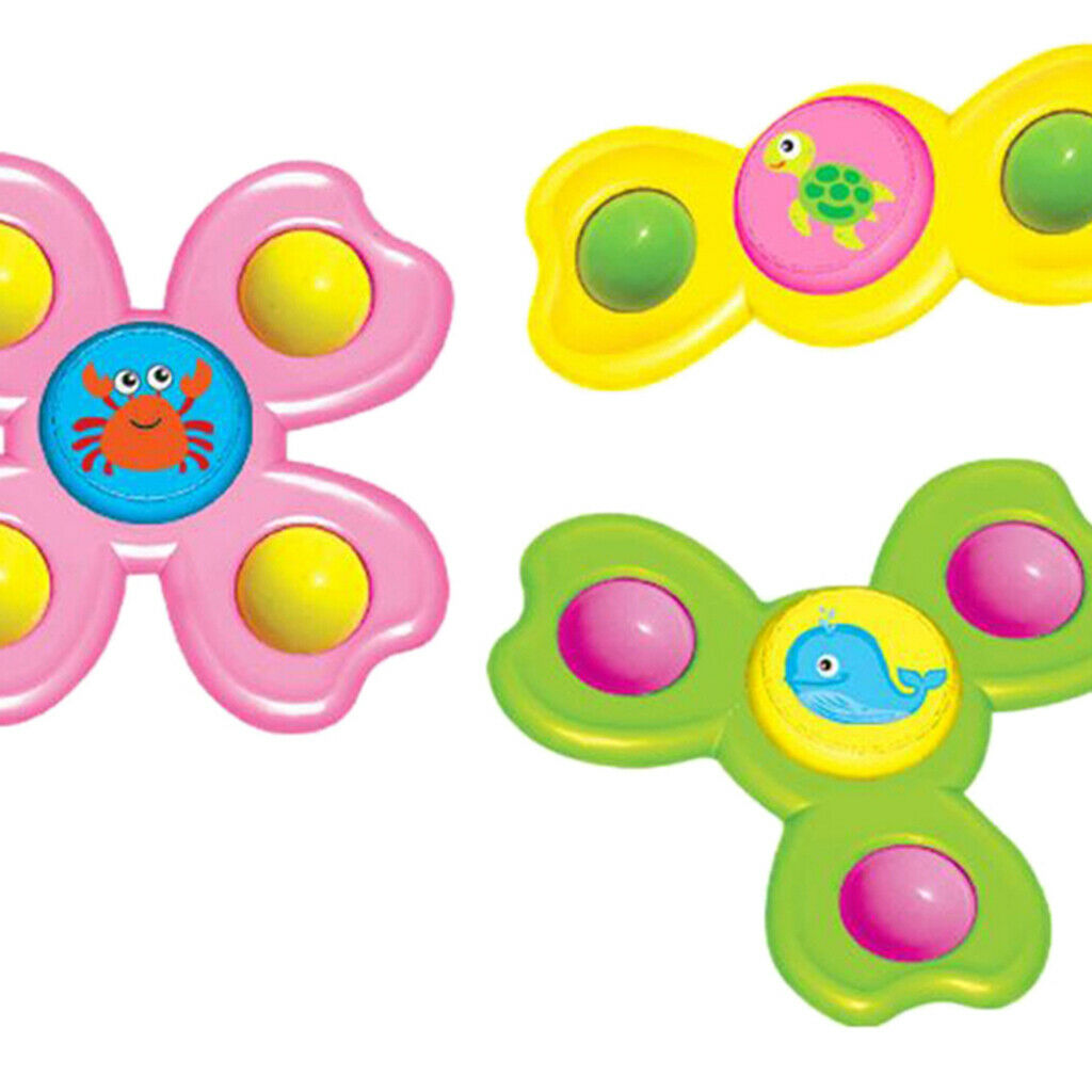 Spinning Top Suction Cup Hand Spinner Toys Focus Kids Adults Baby Sea Animal