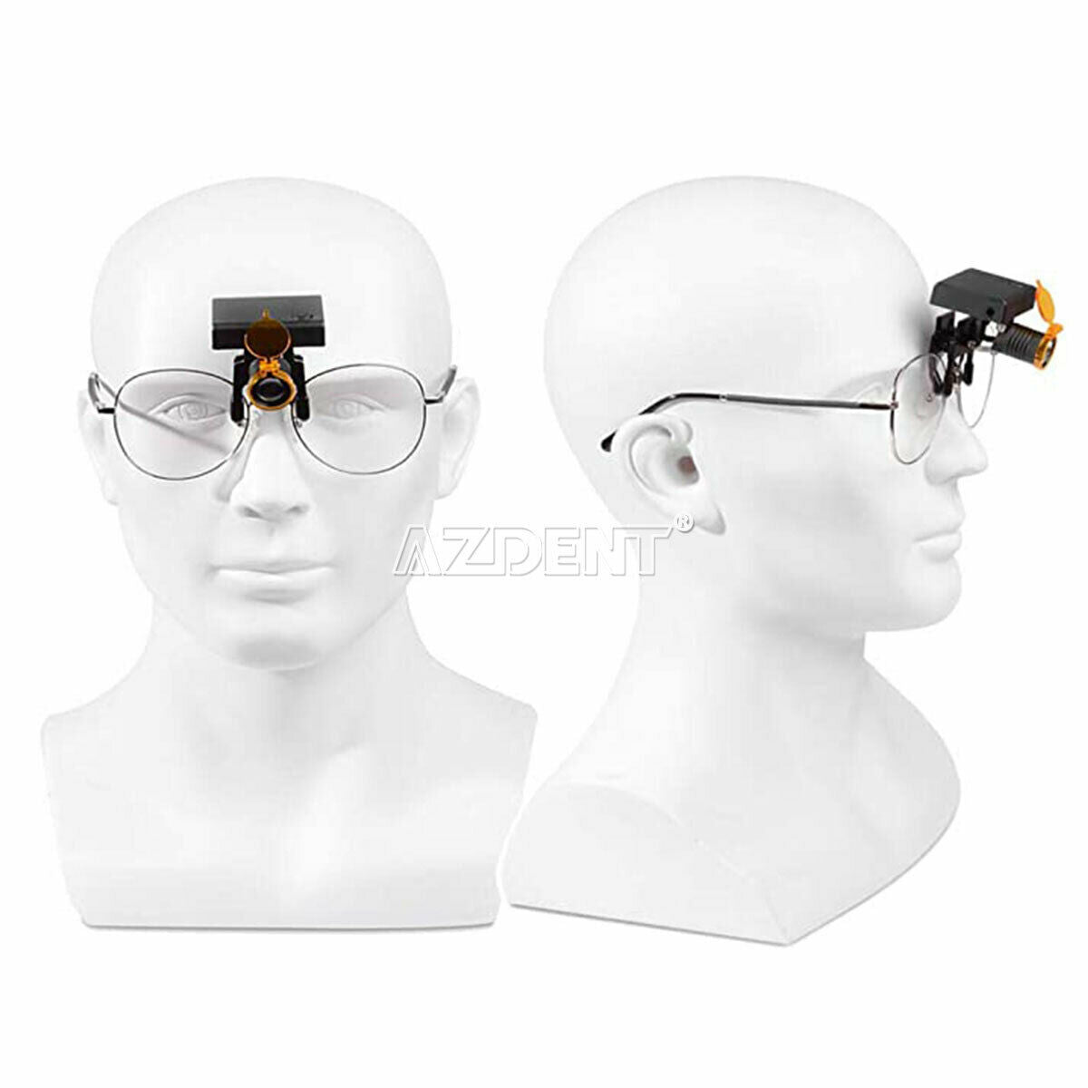 Wireless Dental 3W LED Headlight with Filter for Medical Binocular Loupes Glass