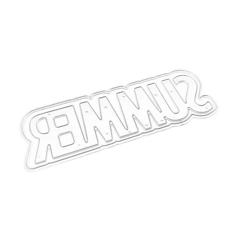 Summer Metal Cutting Dies Stencil Scrapbooking DIY Album Stamp Paper Card Mold
