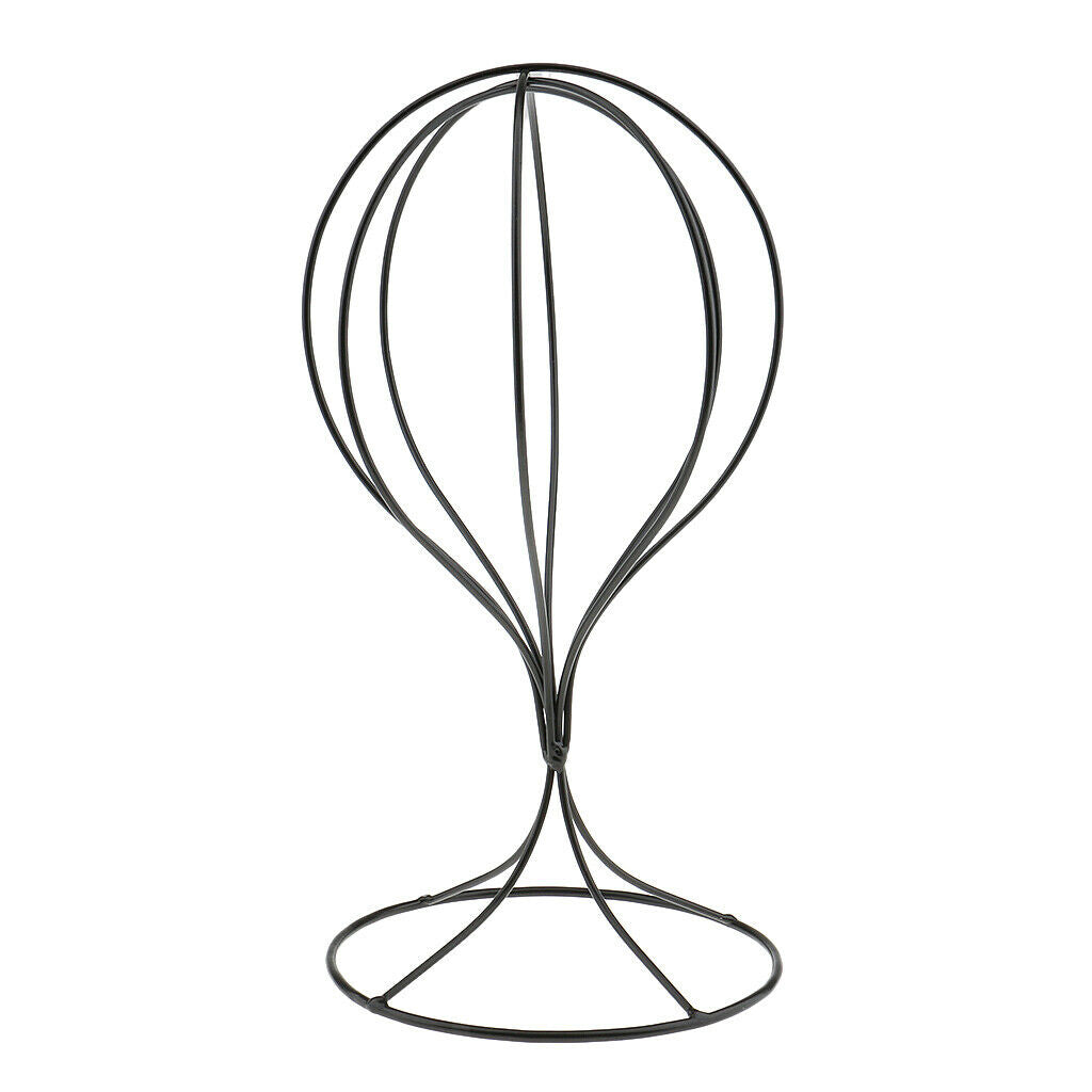 2x 20'' Balloon Style Hat Helmet Holder Wig Display Stand Rack Organizer