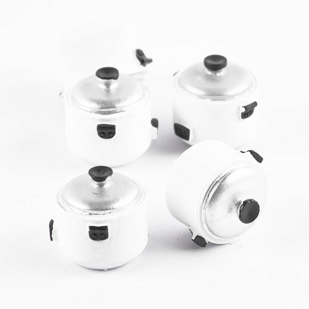 5x Mini Cooker Cookware Cooking Playset Kids Kitchen Pretend Play Toys