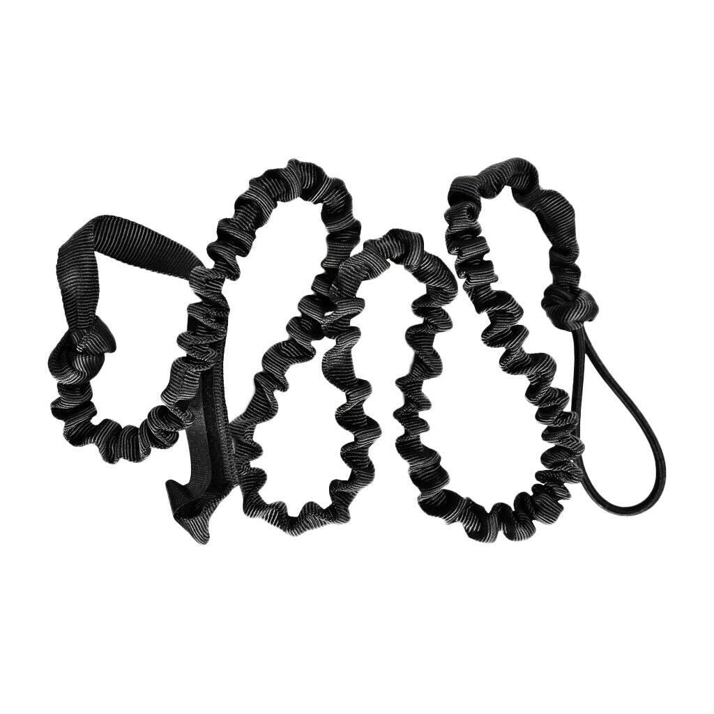 2M Kayak Canoe Paddle Leash Fishing Rod Coil Tether Bungee Rope Heavy Duty