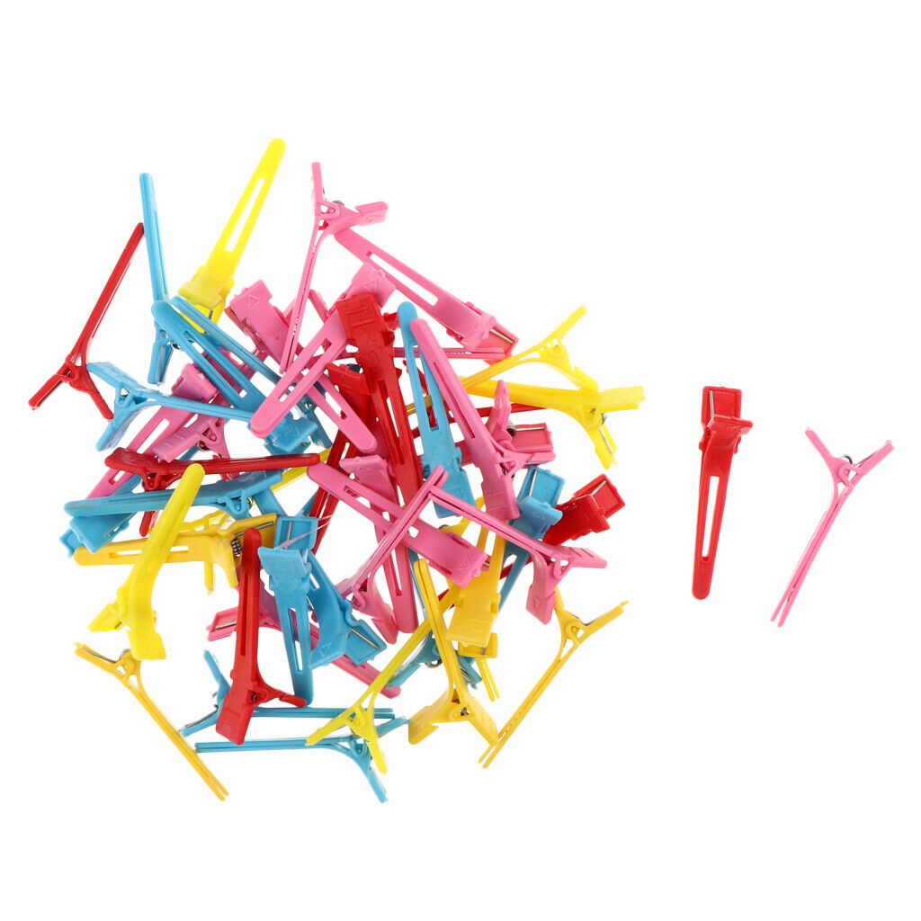 50pcs Multicolor Duckbill Hair Clip Clip Sections