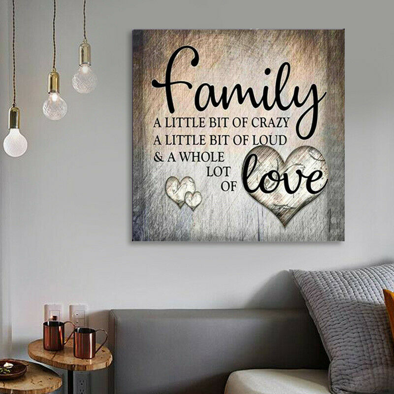 5D DIY Full Drill Diamond Painting Family Cross Stitch Kit Embroidery Home Decor