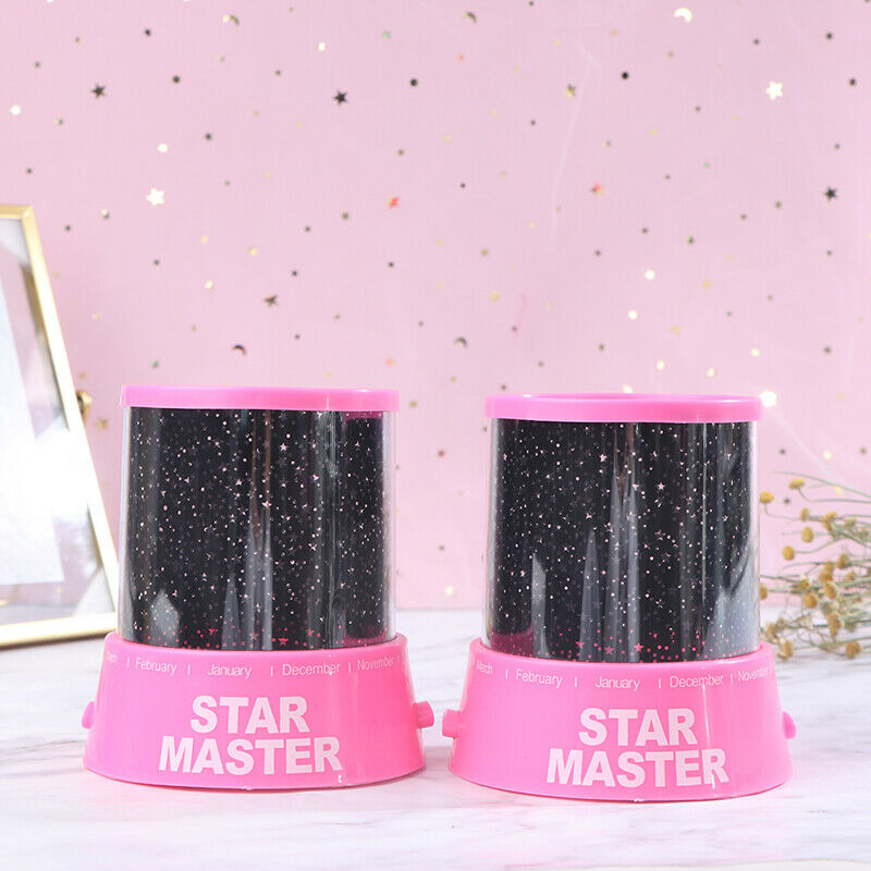 1Pc LED Night Light Projector Starry Sky Star Moon Kids Baby Sleep Colorful BDA
