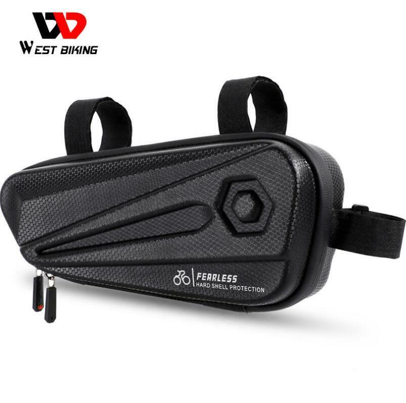 Waterproof Bike Top Tube Bag EVA Hard Shell Frame Bag for Cycling Handlebar Box