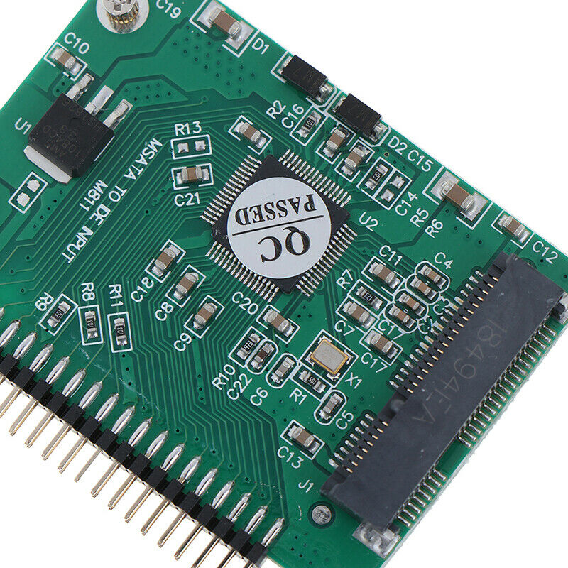 mSATA SSD To 44 Pin IDE Adapter mSATA IDE converter Card 2.5 Inch IDE HDHFFSDD
