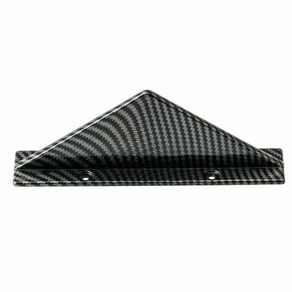 4Pcs Universal Rear Bumper Diffuser Fin Spoiler Lip Wing Splitter Carbon Fiber