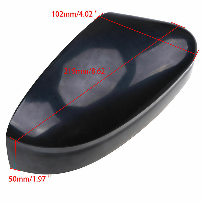Pair LH&RH Rearview Mirror Cover For Ford Focus Hatchback 2010-2015 2011 2012