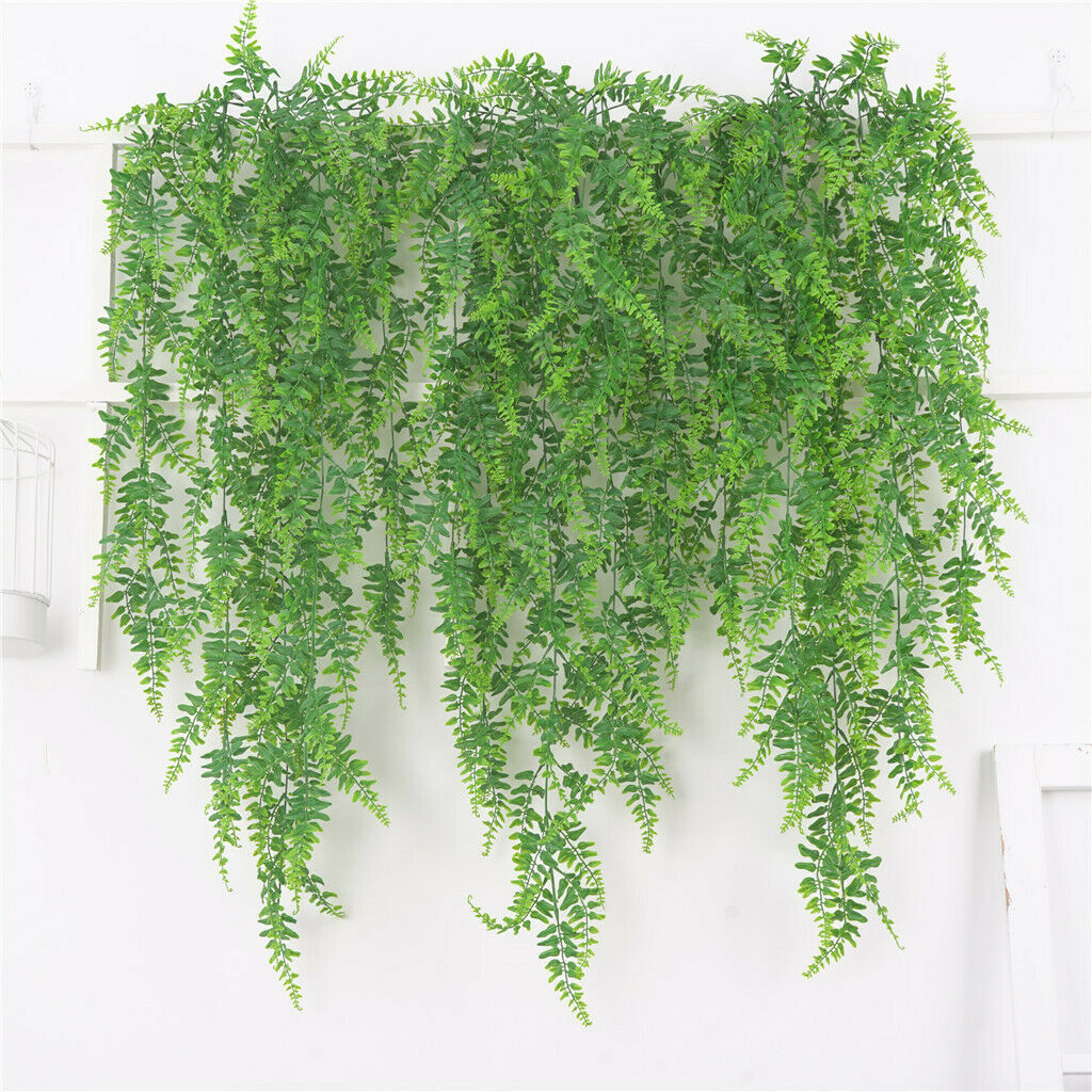 Simulation Flowers and Plants Rattan 48" 5 Heads for Garden Wall Decor