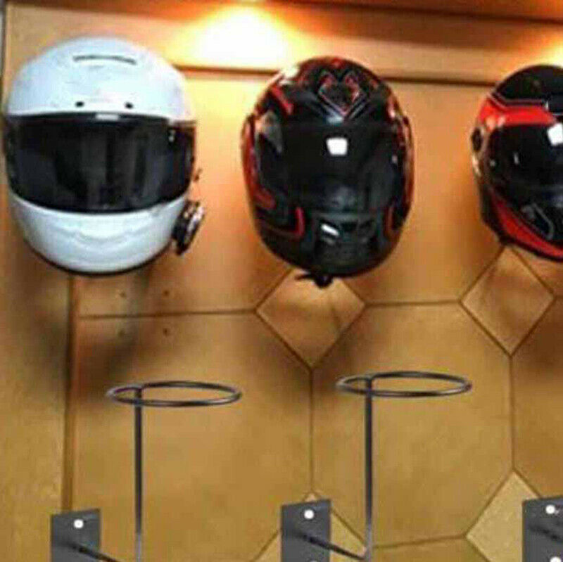 Motorcycle Helmet Holder Hanger Rack Wall Mounted Hook for Hat Cap Helmet Rac DD