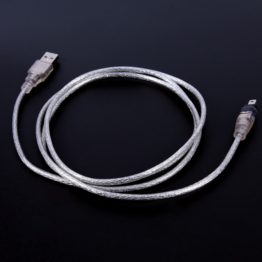 4ft USB 2.0 Male To Firewire iEEE 1394 4 Pin Male iLink Adapter Cable Cor.l8