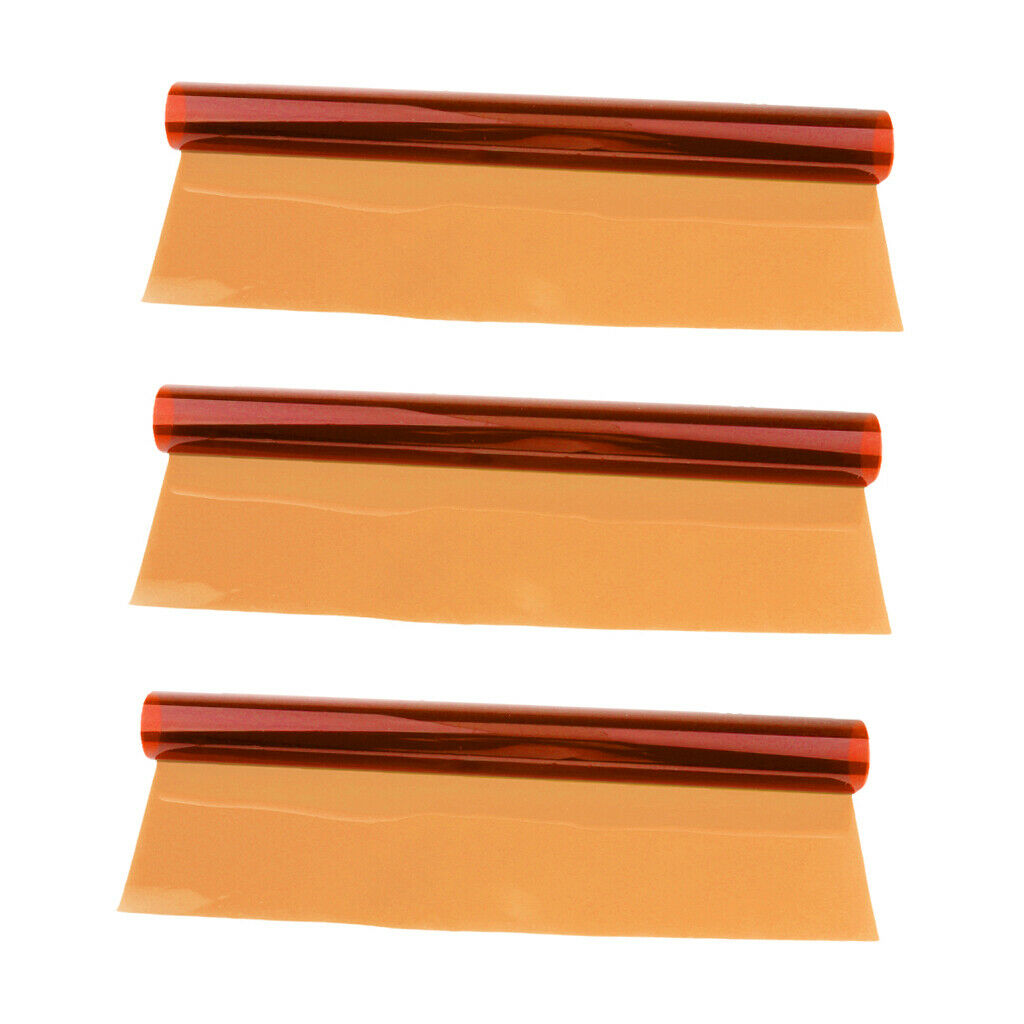 3x gel filters, transparent color film, plastic plates, correction gel, light