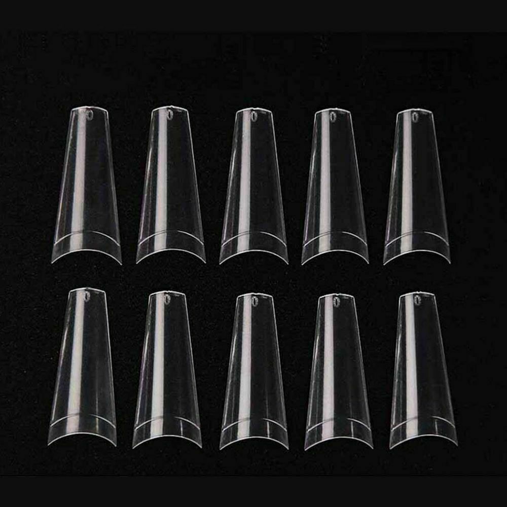Decor Beauty Acrylic Gel Nail False Nails Nail Art Tips Half Cover C Curve