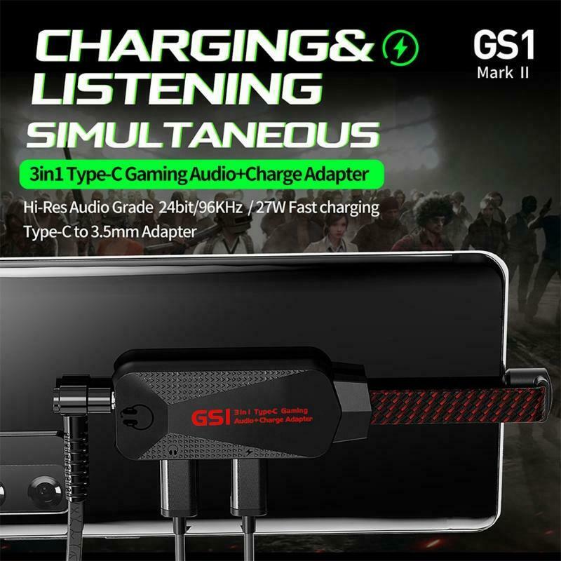 GS1 Chicken Game Sound Card 3 in 1 Mobile Phone Game Sound Card with Adapter