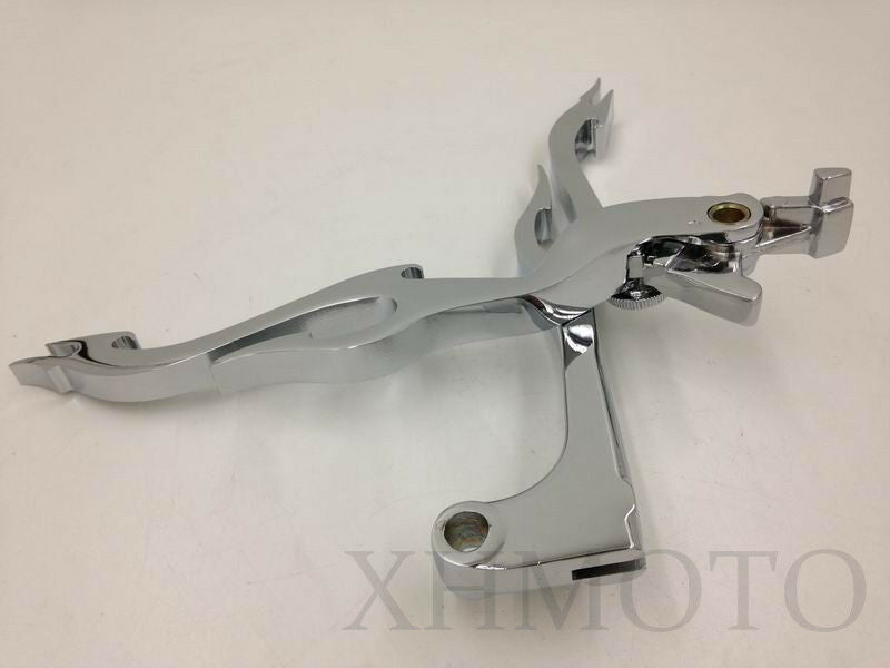Chromed Brake Clutch Flame Hand Lever Fit for 1999-2004 Yamaha YZF R6