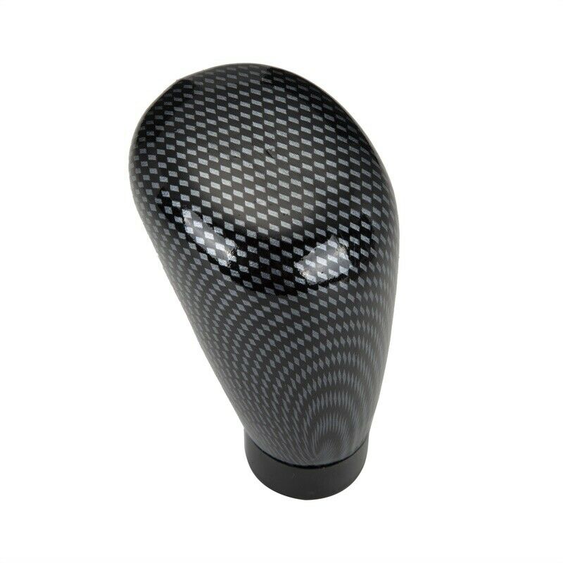 Carbon Fiber Style Universal ABS Manual Gear Shift Knob Shifter Lever Head new