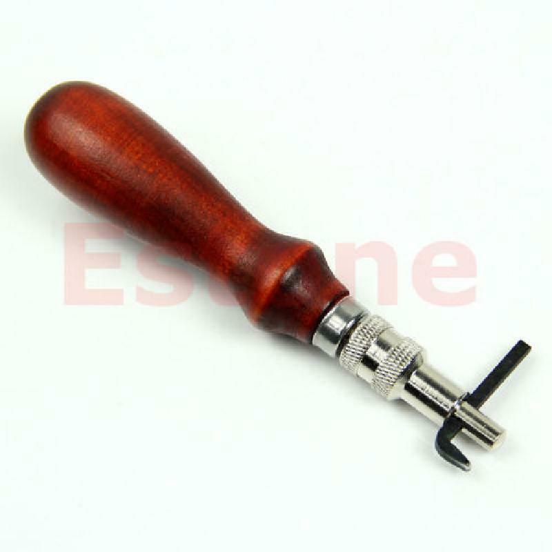 Adjustable Leather Edge Stitching Groover Leathercraft Groove Gouge Working Tool