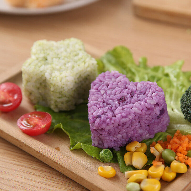 2Pcs/set DIY Sushi Maker Onigiri Rice Mold Kitchen Japanese Cuisine Rice .l8