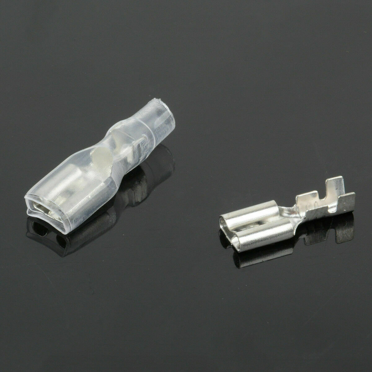 120Pcs 2.8/4.8/6.3mm Crimp Insulating Terminal Female Spade Connector Sleeve Kit