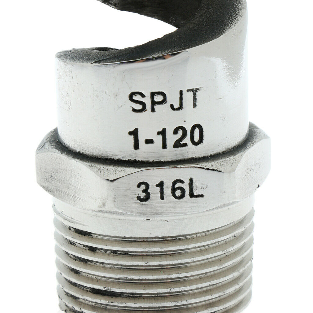 Spiral Spray Nozzle 1" Male 316L Stainless