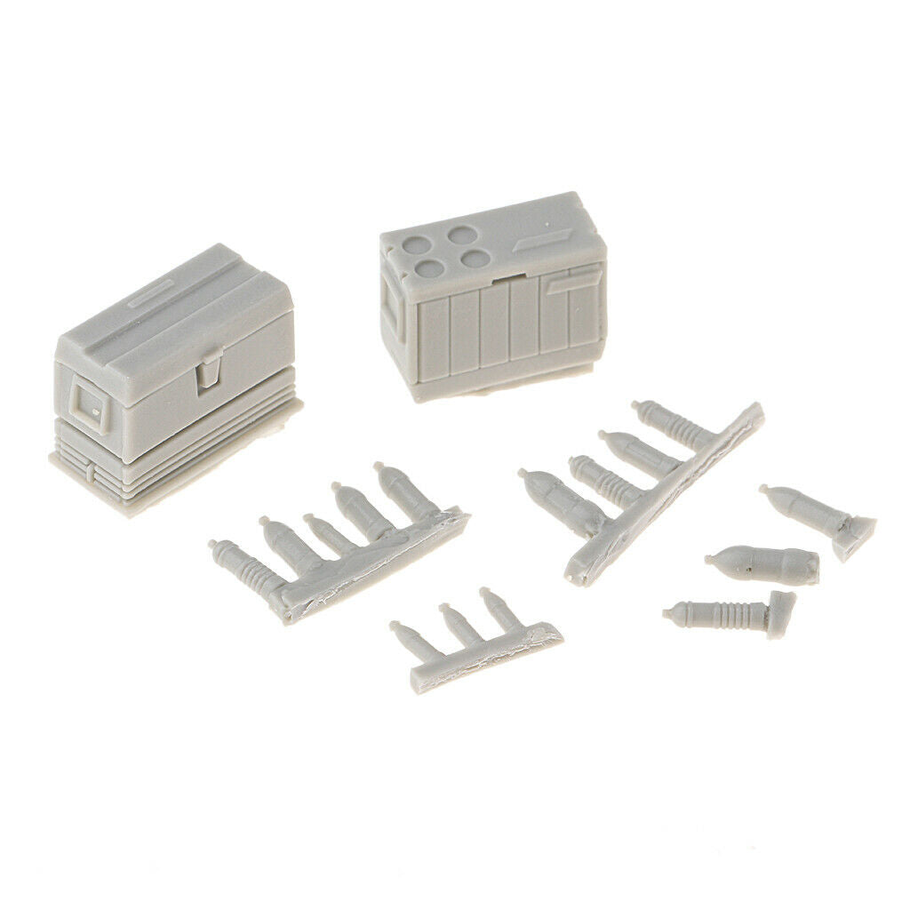 1/35 Scale Sand Table Military Scene Building Soldier Water Jug Drink Fridge