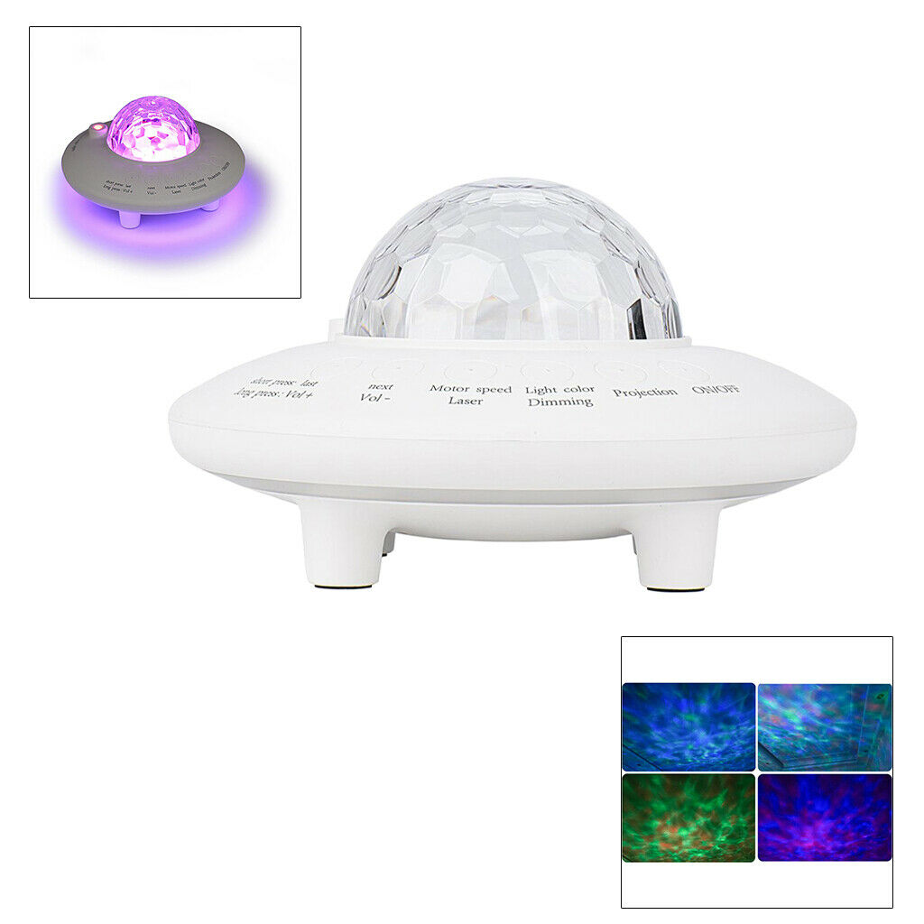 LED Galaxy Projector Light USB Romantic Starry Night Ocean Cosmos Lamp Kids