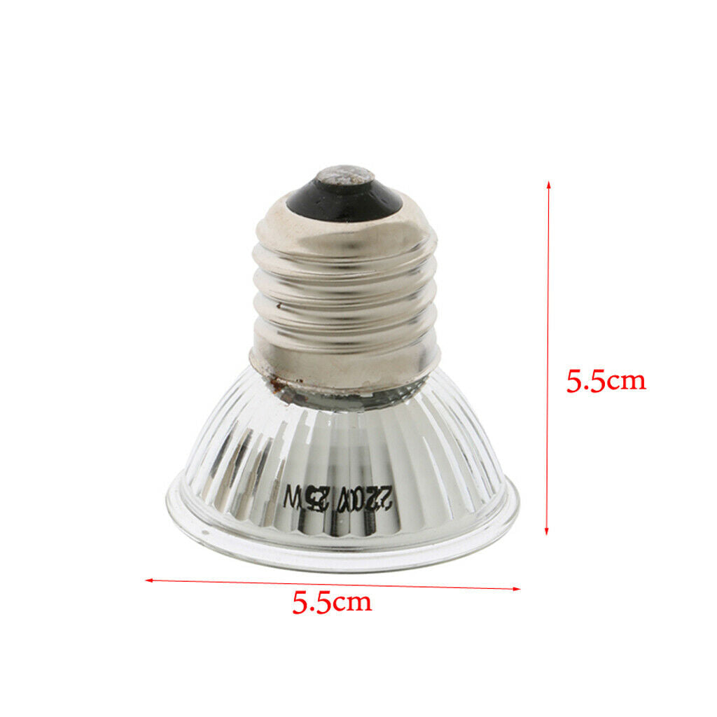 4Pieces Pet Breeding Heating Bulb Lamp Reptiles Pet Reptile Pet Brooder Lamp